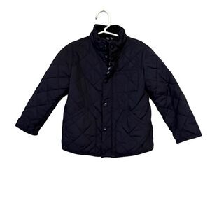 Kid's Crewcuts Navy Blue Quilted Puffer Jacket